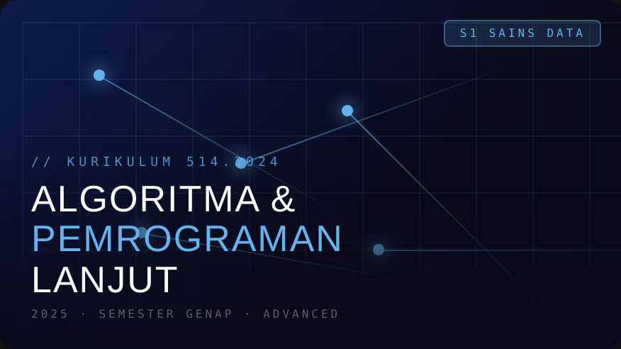 2025 Genap | Algoritma dan Pemrograman Lanjut