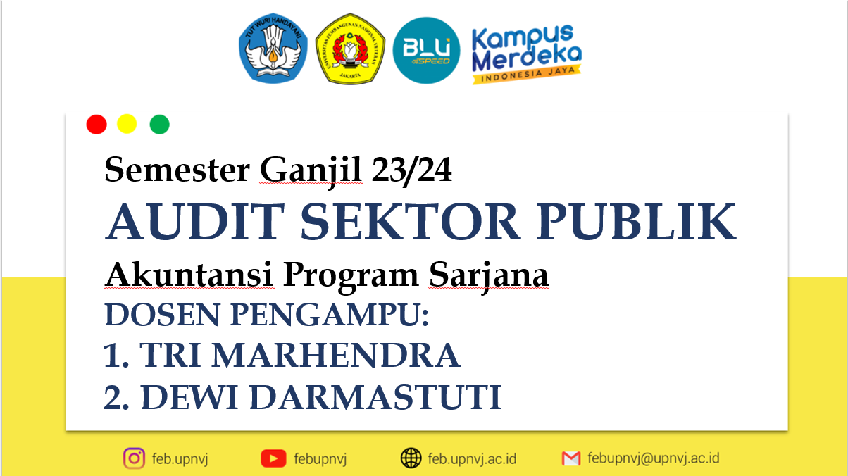 2023 Ganjil | Audit Sektor Publik