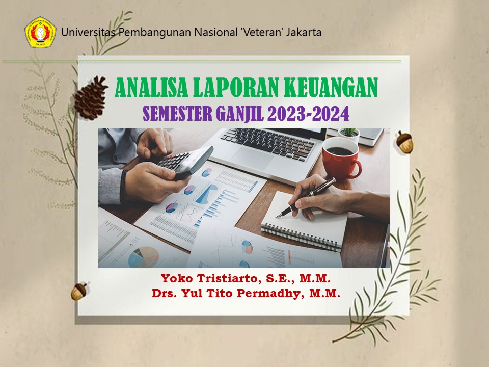 2023-2024 Ganjil | Analisa Laporan Keuangan
