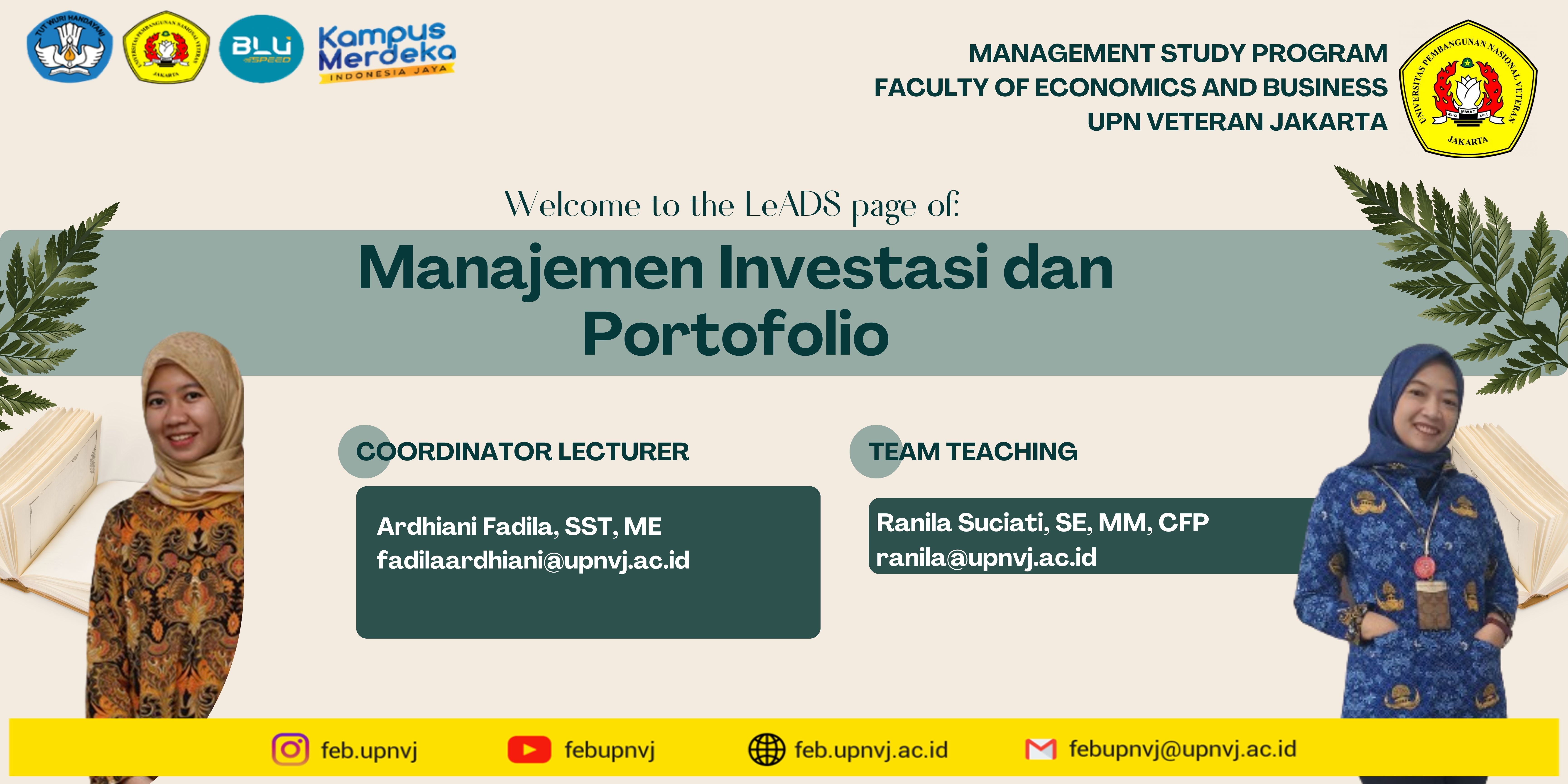 2023 Genap | Manajemen Investasi dan Portofolio